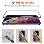 Wholesale iPhone 11 (6.1in) / iPhone XR HD Tempered Glass Full Glue Screen Protector (White Edge)